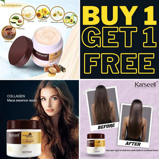 Karseell Collagen Hair Treatment Hair Mask (For All Hair Types) - Buy 1 Get 1 🔥